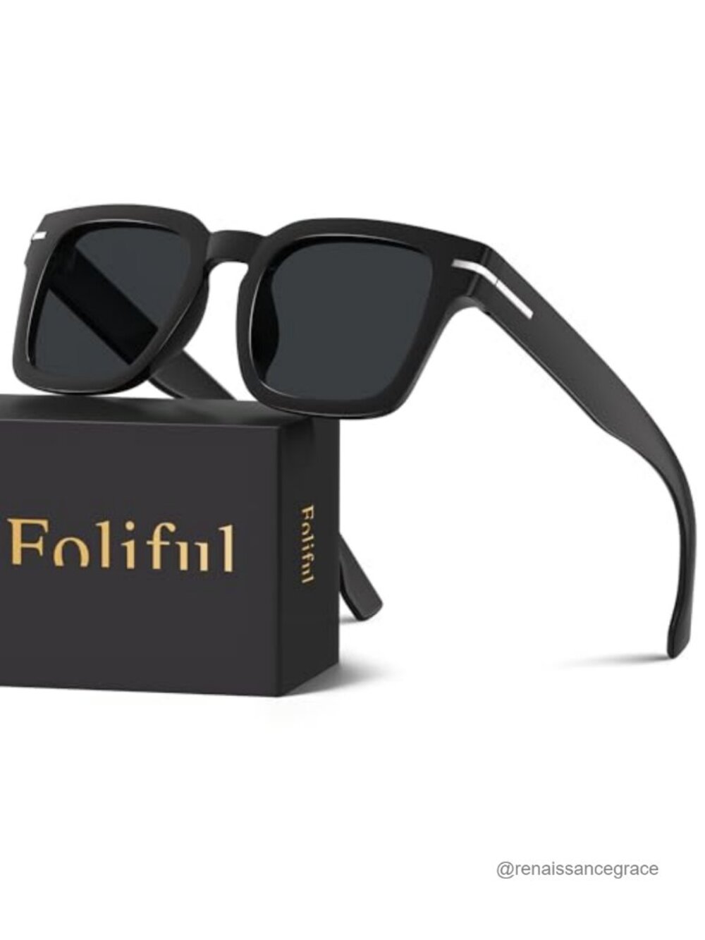 Square Frame UV Protection Sunglasses Unisex Driving Shades